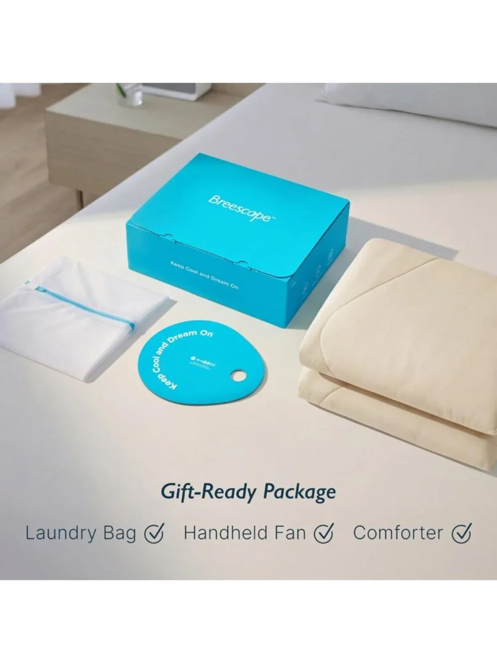 Cooling Comforter Blanket for Hot Sleepers - Breathable Lightweight Summer Throw